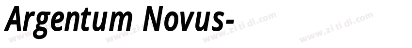 Argentum Novus字体转换